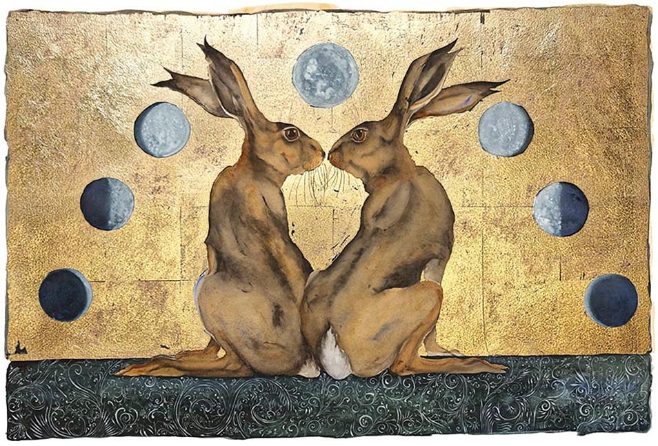 Image of JACKIE MORRIS - 'THE HARE MOON' - LIMITED EDITION PRINT