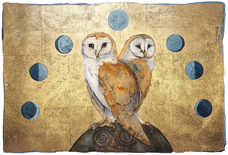 Image of JACKIE MORRIS - 'THE OWL MOON' - LIMITED EDITION PRINT
