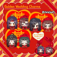 Image 1 of MXTX Wedding Gold Charms 