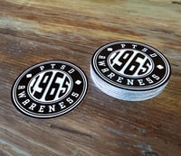 Image 1 of 1965 PTSD Awareness Window Cling Sticker (non adhesive)