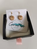 Pendientes con baño de oro