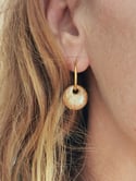 Pendientes con baño de oro