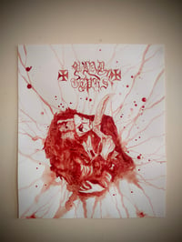 Vlad Tepes band (original blood painting)