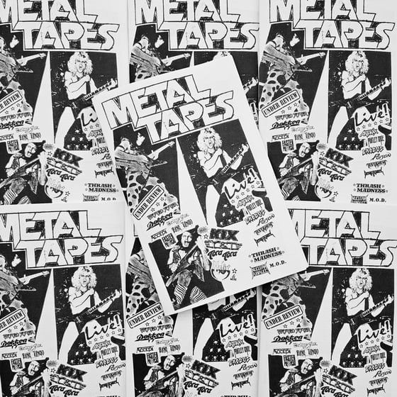 Image of METAL TAPES ZINE