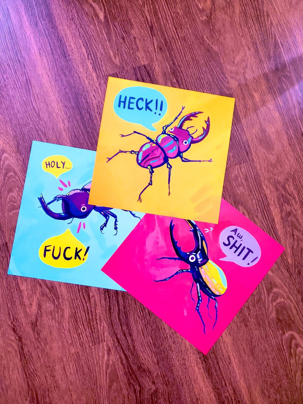 Image of Funky Beetle Prints