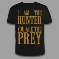 Image 2 of T-shirt 'Prey' front & back print