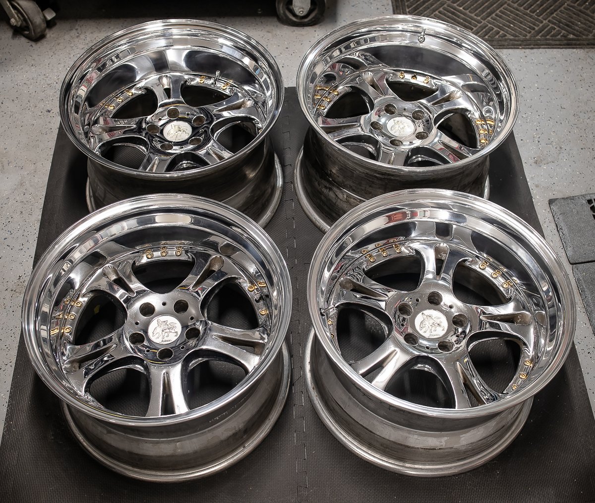18” Weds Kranze Cerberus 1 3 PC. JDM Wheels 5x114.3 18x10.5” -24 18x11 ...