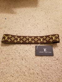 Image 4 of LV Headband Brown 