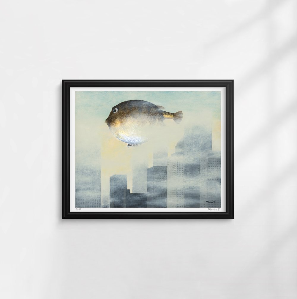 “Blowfish Blimp” Limited Edition Print