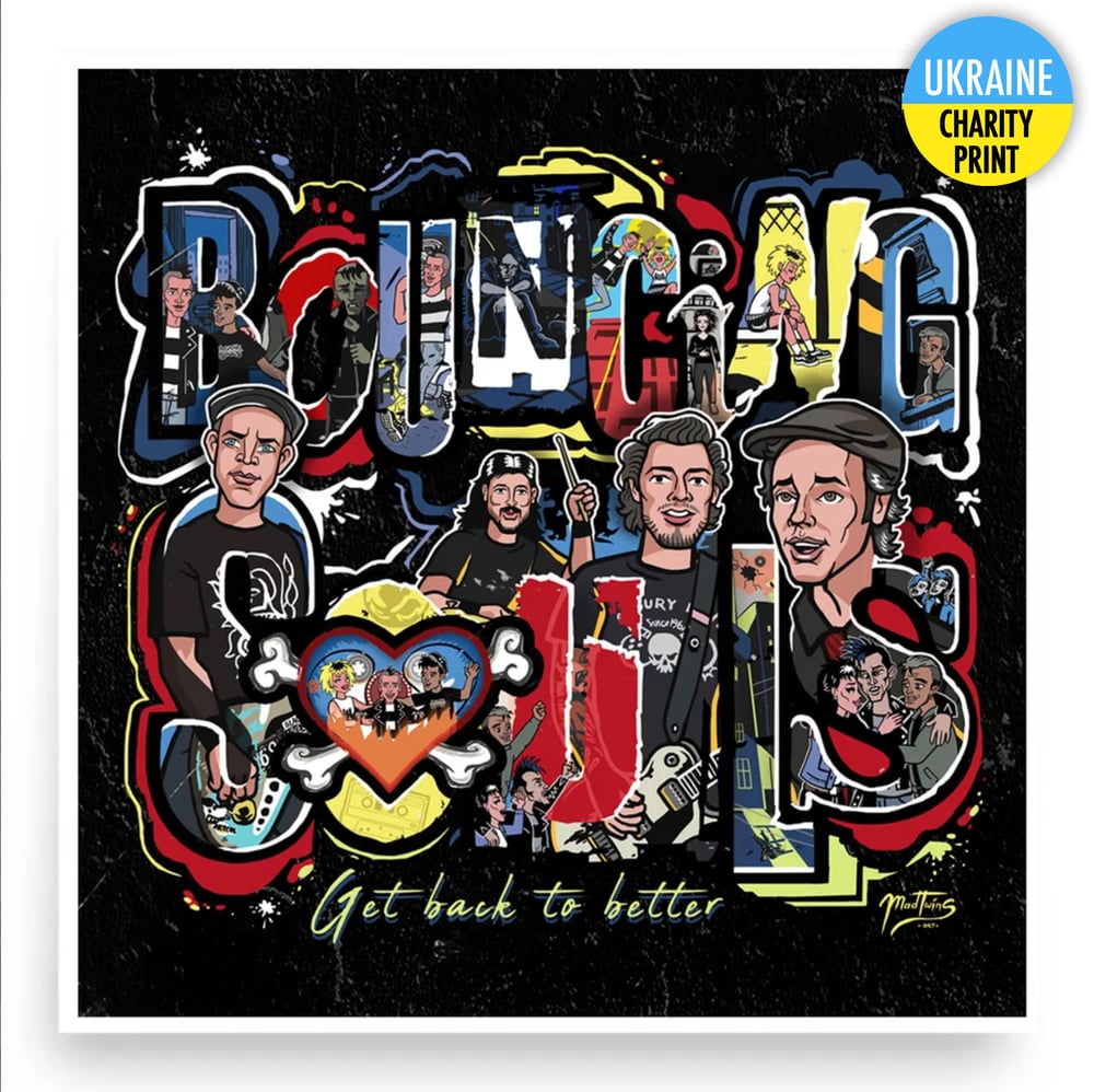 Image of BOUNCING SOULS art print CHARITY