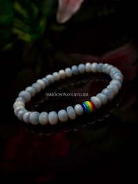 Image 4 of Blue Opal Pride Bracelet
