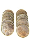 Six sous-verres en nacre