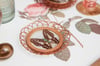 Sous-Verres papillons rotin et osier vintage