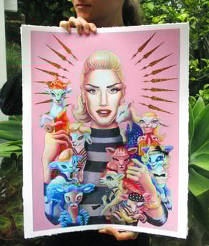 Image of "This lambs is bananas" Gwen Stefani