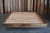 KING FLOATING BED BASE IN AMERICAN WALNUT - AVAILABLE NOW