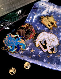 Image 1 of Fire Emblem 3 Houses Mascots - Enamel Pins