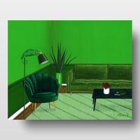 Image 1 of “Green Chameleon Room” Print