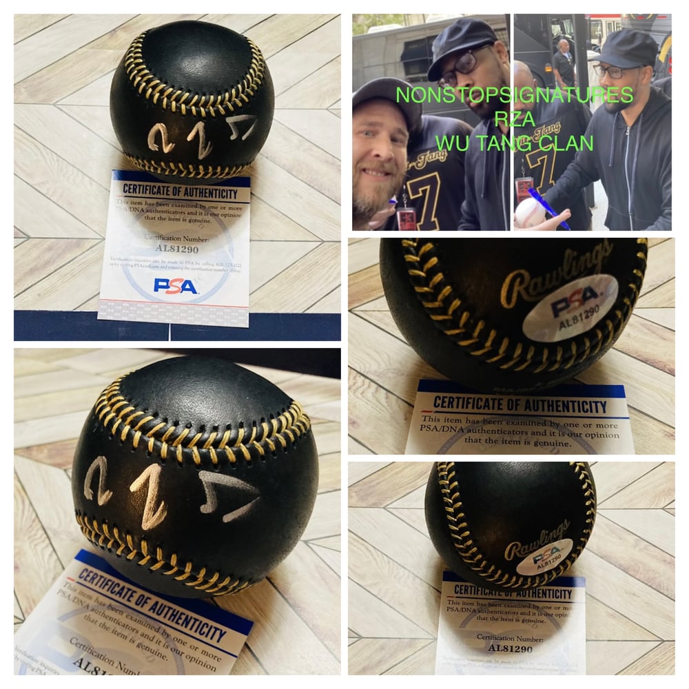 RZA - Wu Tang Clan Autographed black/gold ROMLB