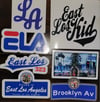 East Los Angeles 5 puntos/Sticker