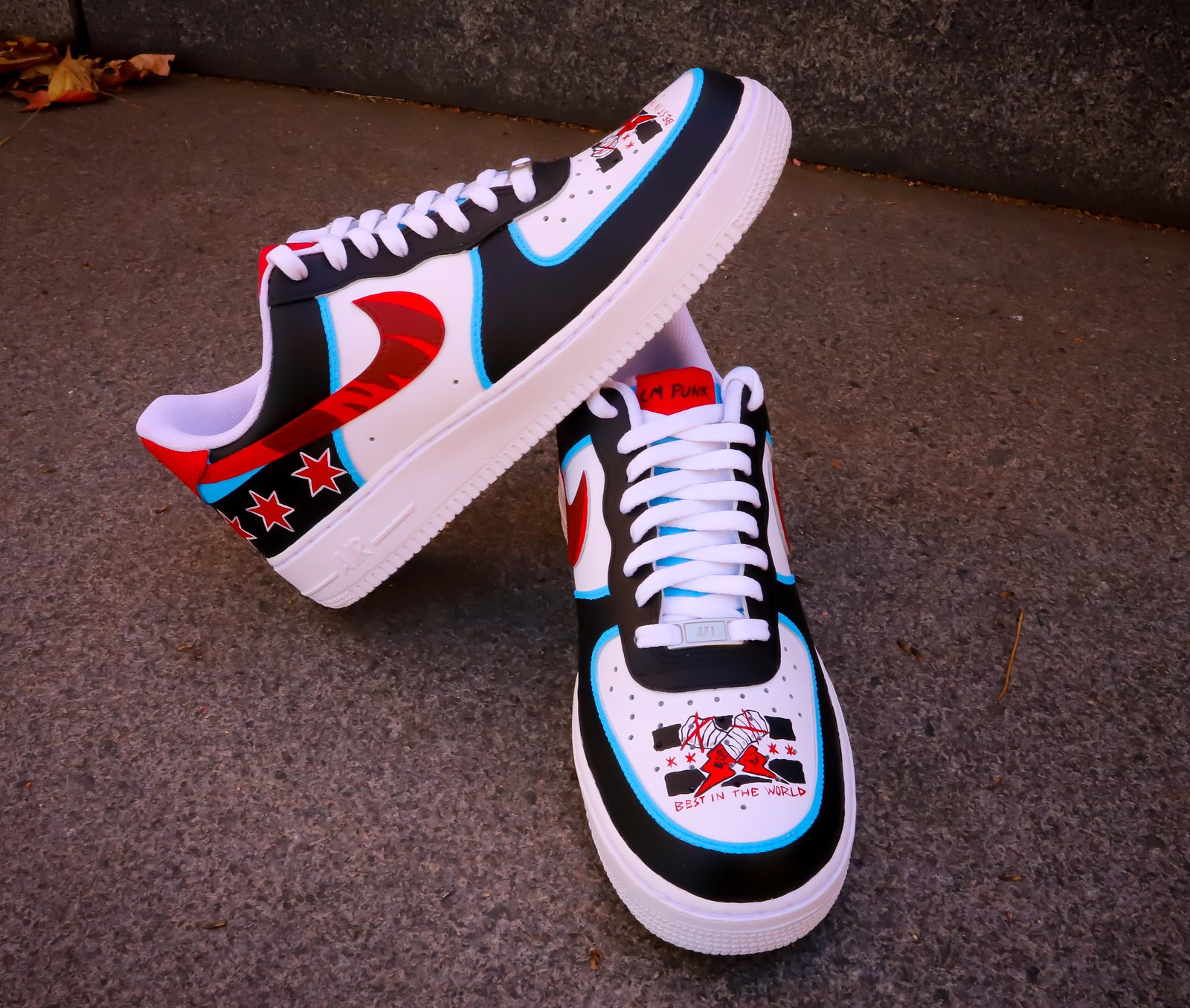 CM Punk Welcome To Chicago Air Force 1 Version Ecentrik By