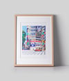 Central Road, Shinjuku (giclee print, A5)