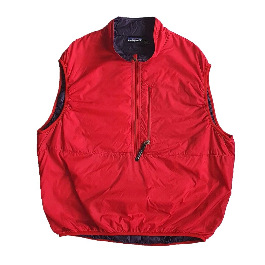 Vintage 90s Patagonia Puffball Vest - Red | WAY OUT CACHE