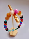 Multi-Colour Round Glass Beaded Bracelet 