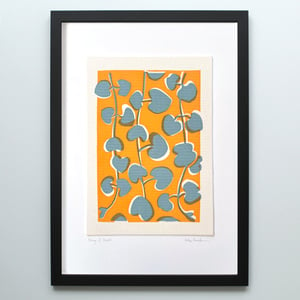 Image of String Of Hearts Fabric Print #2