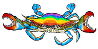 Image 1 of Pride Crab sticker