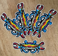 Image 3 of Pride Crab sticker