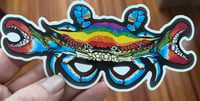 Image 2 of Pride Crab sticker