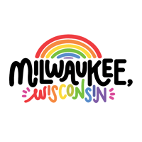 Image 2 of Milwaukee, Wisconsin Rainbow Print
