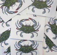 Image 1 of Swirly Crab Greeting Cards