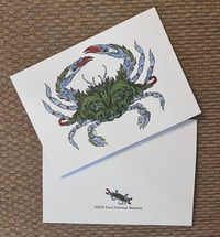 Image 3 of Swirly Crab Greeting Cards
