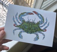 Image 4 of Swirly Crab Greeting Cards
