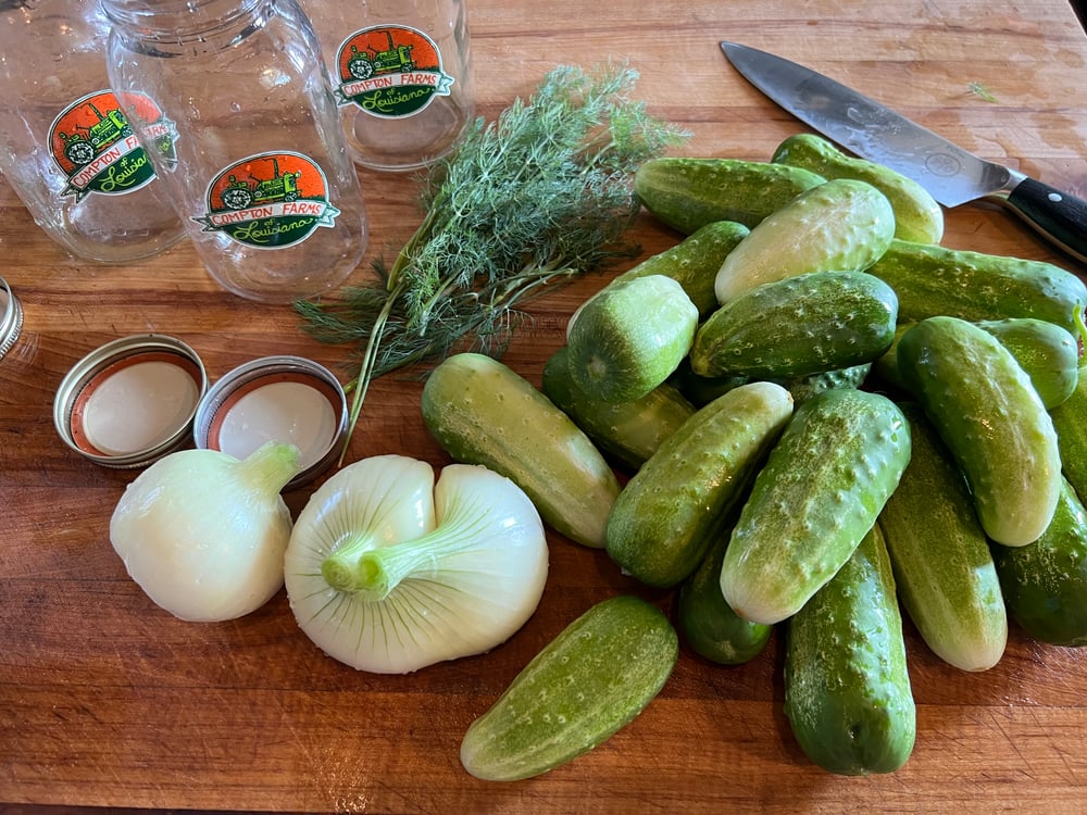 Quart of Compton Farm Pickles