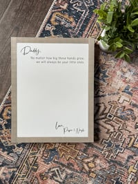 Father’s Day Hand Print Sign