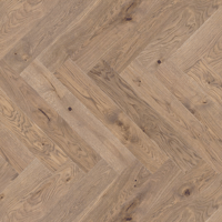 Image 1 of 14 x 110 Dark Oak Brushed Matt Lacquered Herringbone