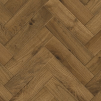 Image 1 of 14 x 100 Smoked Brushed & Oiled Herringbone