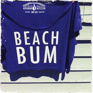 Image of Beach Bum Crop Top / American Blue