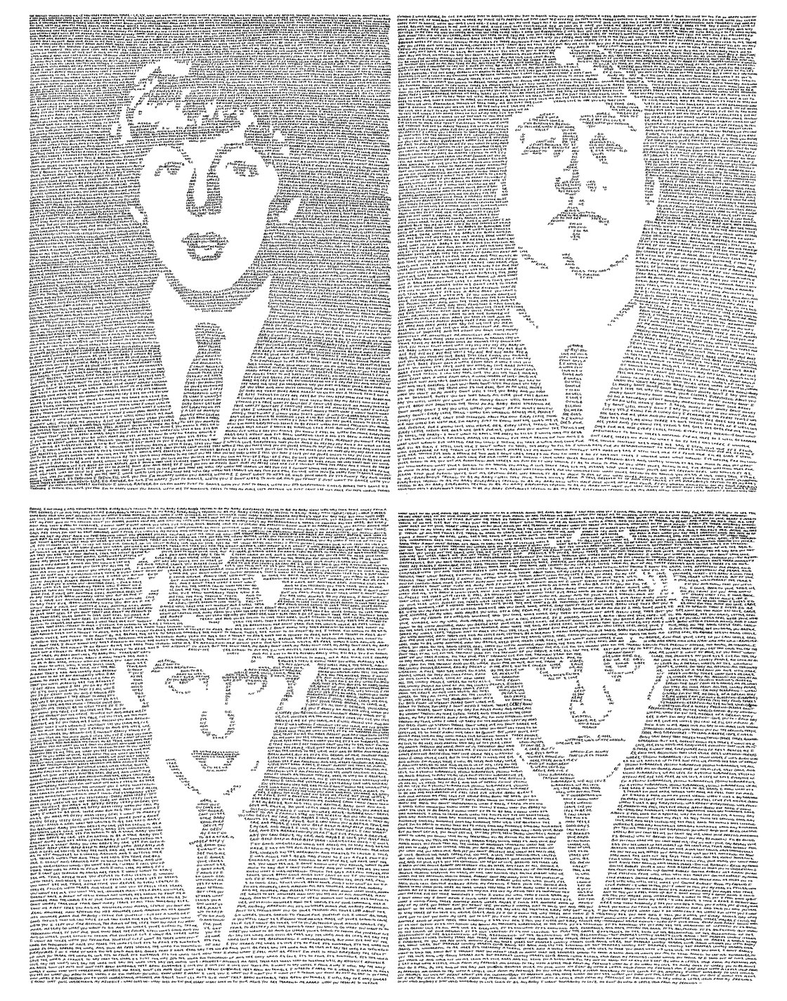 Image of Beatles - Matted 16x20