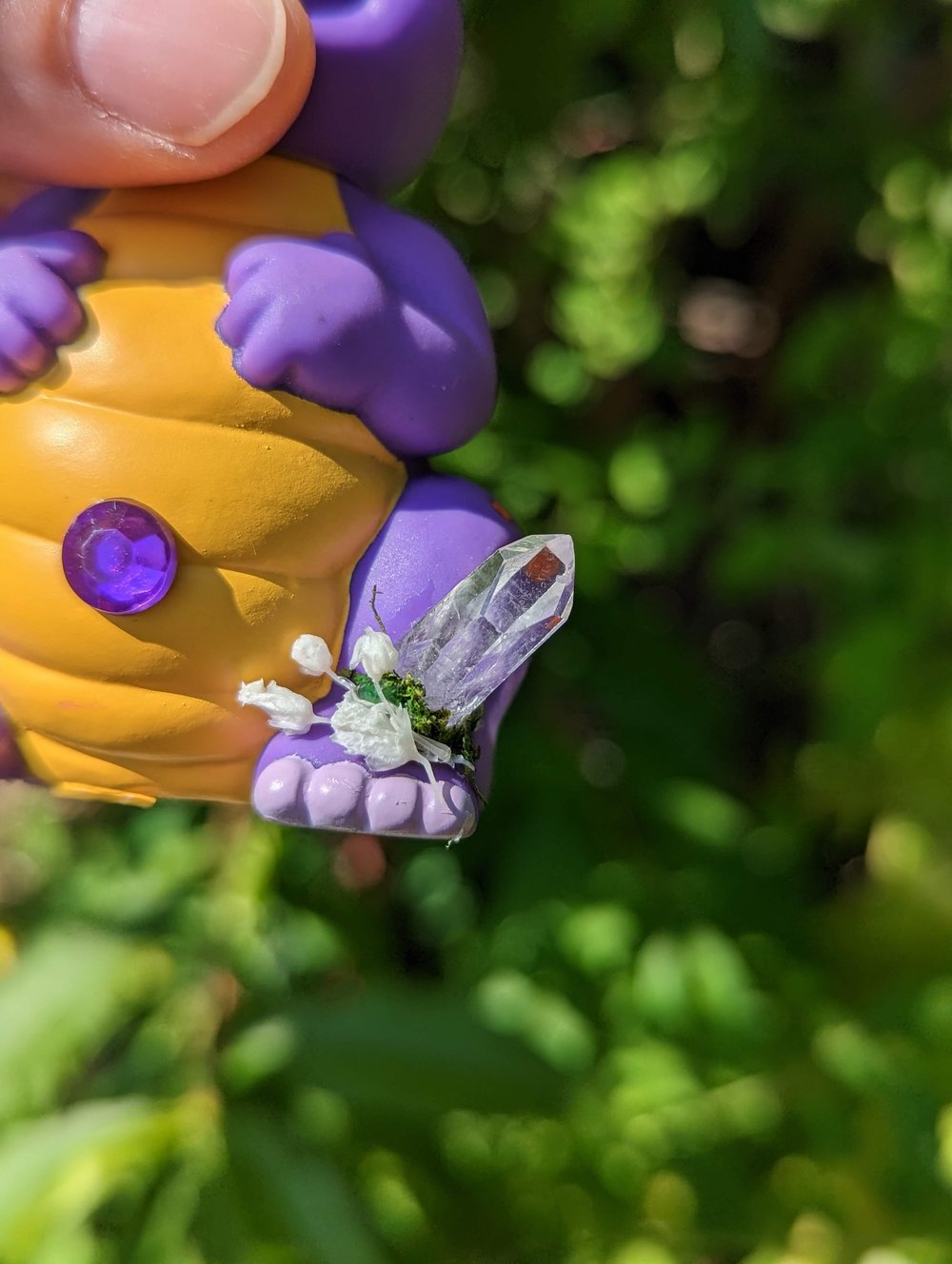 Hatchling's Adorasaurus Crystal Dino Troll 4"