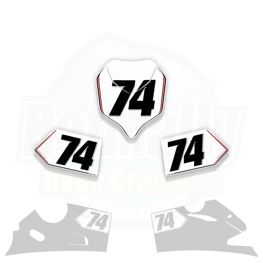 Image of Race Number Boards to fit Ducati V4R 2019-21 CRC