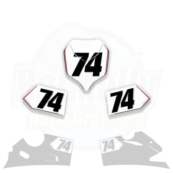 Image of Race Number Boards to fit Ducati V4R 2019-21 CRC