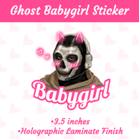 Image 1 of Ghost Babygirl Sticker