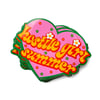 Hostile Girl Summer Sticker
