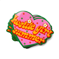 Image 2 of Hostile Girl Summer Sticker
