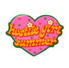 Hostile Girl Summer Sticker