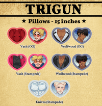 Image 1 of Trigun Pillows