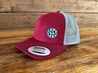 1965 PTSD Awareness Retro Trucker Cap Burgundy/Light Grey